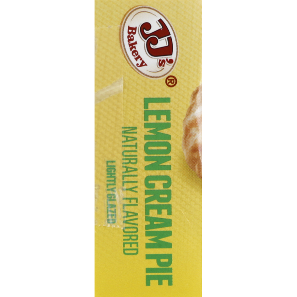 JJ's Bakery Lemon Cream Pie - Lightly Glazed Delight