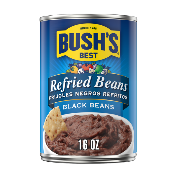 Haricots noirs refrits Bush's Best