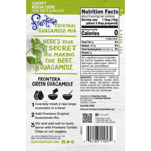 Mélange de Guacamole Original Frontera