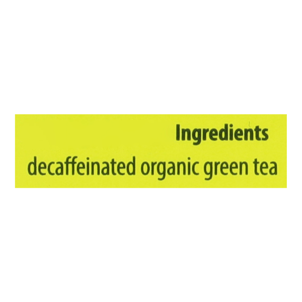 Bigelow Organic Decaffeinated Green Tea