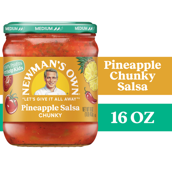 Salsa de Piña de Newman - Delicia Mediana y Chunky
