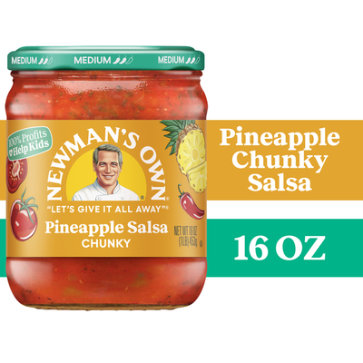 Salsa de Piña de Newman - Delicia Mediana y Chunky