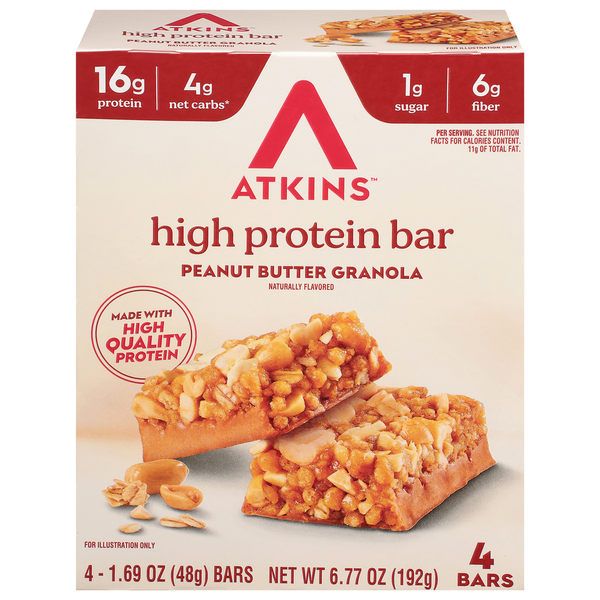 Barra de Alto Contenido Proteico de Granola con Mantequilla de Cacahuate Atkins