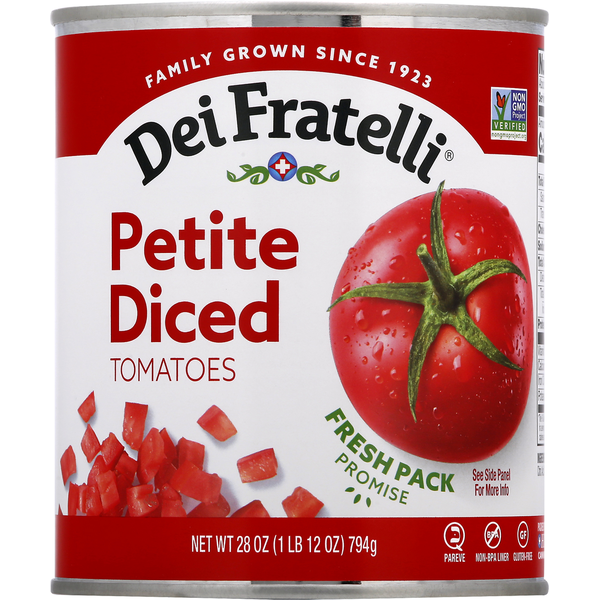Tomates Diced Petite Dei Fratelli