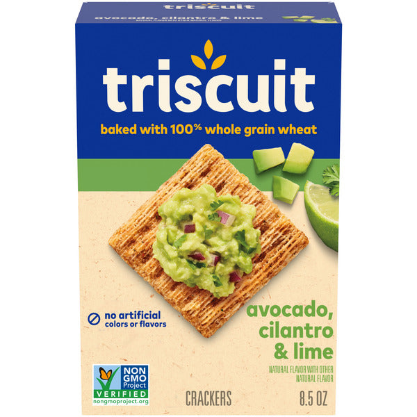 Galletas TRISCUIT de Aguacate, Cilantro y Lima