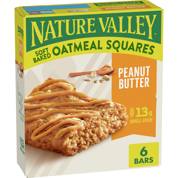Nature Valley Cuadrados de Avena Suaves con Mantequilla de Maní