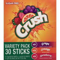 Paquetes de Mezcla de Bebida Sin Azúcar Crush - Refrescante para Llevar