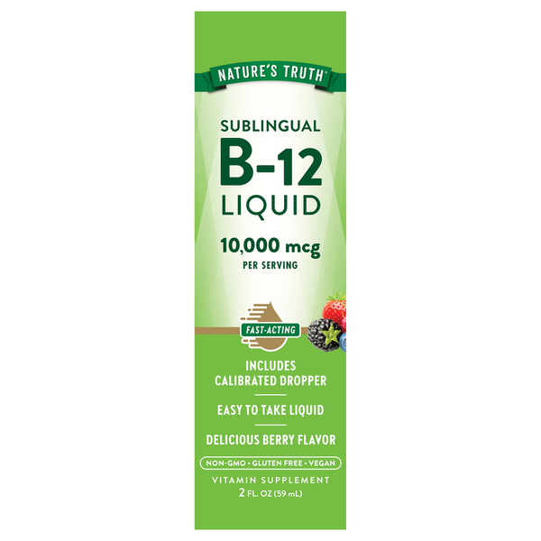 Nature's Truth Sublingual Liquid Vitamin B-12