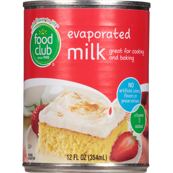 Food Club Evaporated Milk