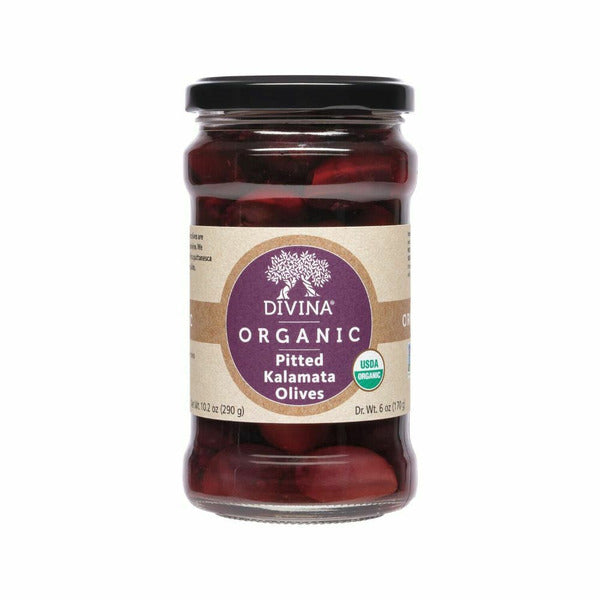 Divina Organic Kalamata Olives, Pitted