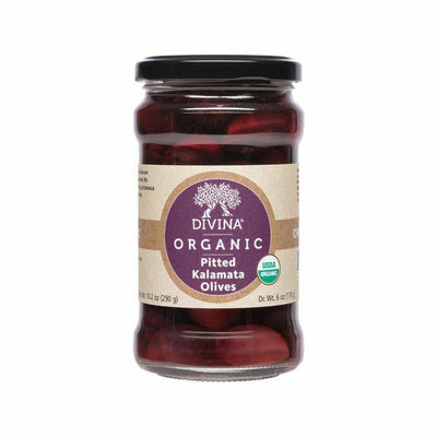 Aceitunas Kalamata Orgánicas Divina, Sin Hueso