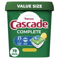 Cascade Complete Dishwasher Pods - Lemon Scent