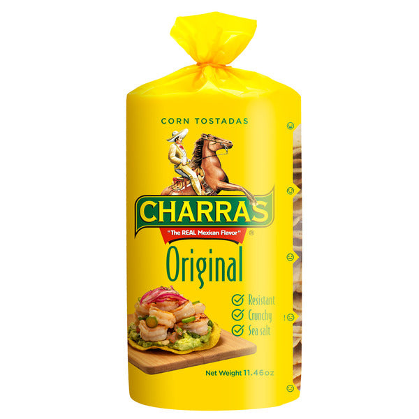Tostadas Charras Original Corn Tostadas