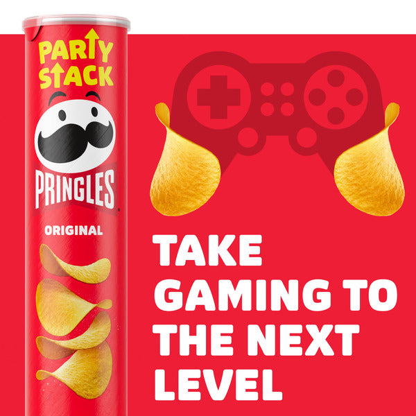 Pringles Original Potato Crisps - 6,8 oz Snack Stack