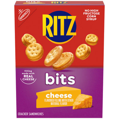 Galletas Ritz Bits con Sándwich de Queso - Delicia para Picotear