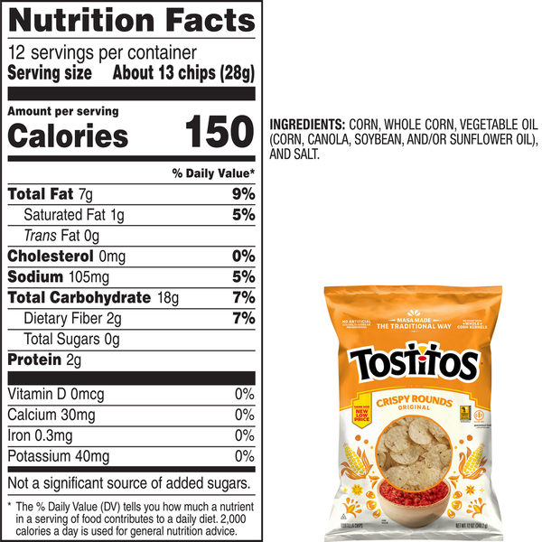 Tostitos Original Crispy Rounds Tortilla Chips
