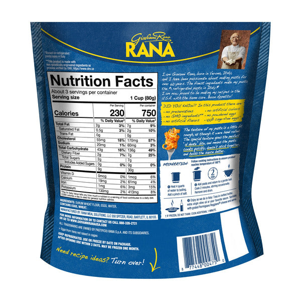 Fettuccine Rana - Pasta Fresca Premium