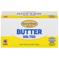 Dairy Fresh Salted Butter, 4 Quarters