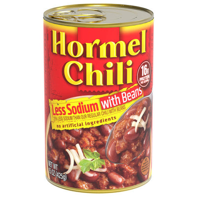 Hormel Chili con Menos Sodio y Frijoles