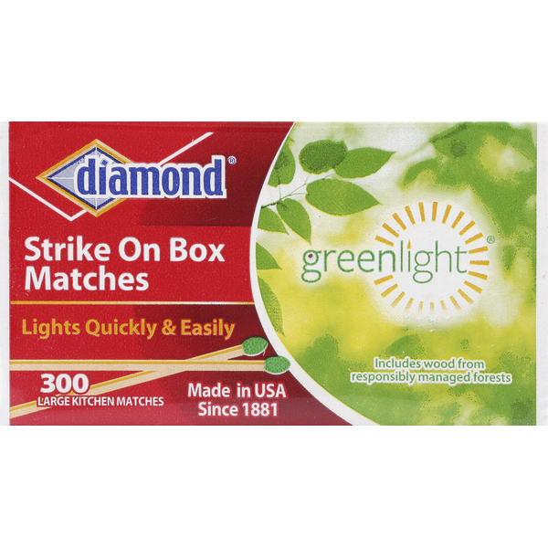 Allumettes de sécurité Diamond - Grande boîte de cuisine