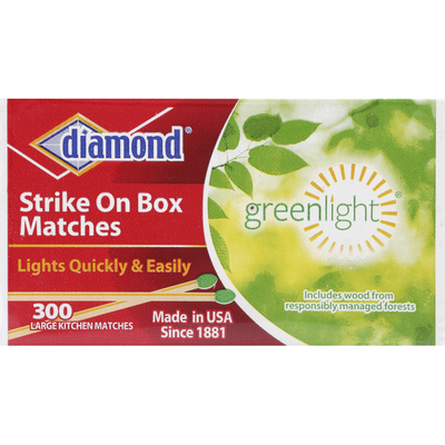 Fósforos de Seguridad Diamond - Caja Grande para Cocina