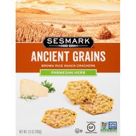 Sesmark Parmesan Herb Rice Crackers