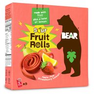 Roules de Fruits à la Fraise Acide BEAR Snacks