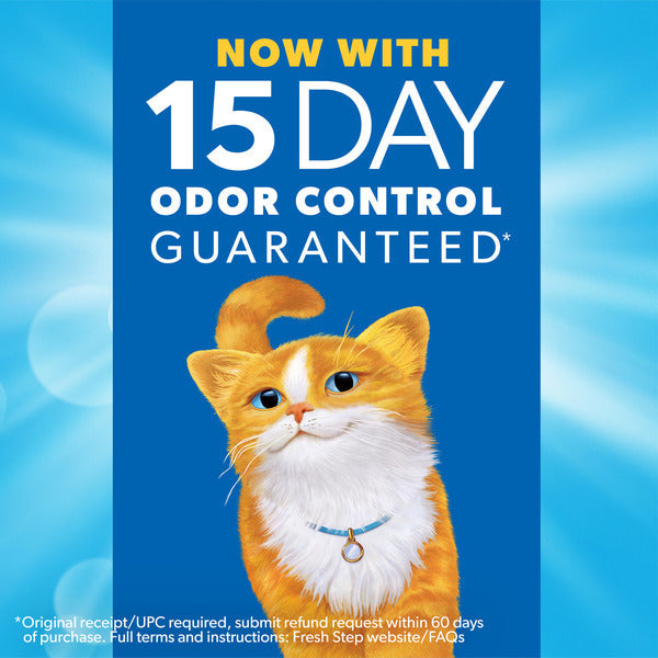 Fresh Step Odor Shield Clumping Cat Litter with Febreze Freshness