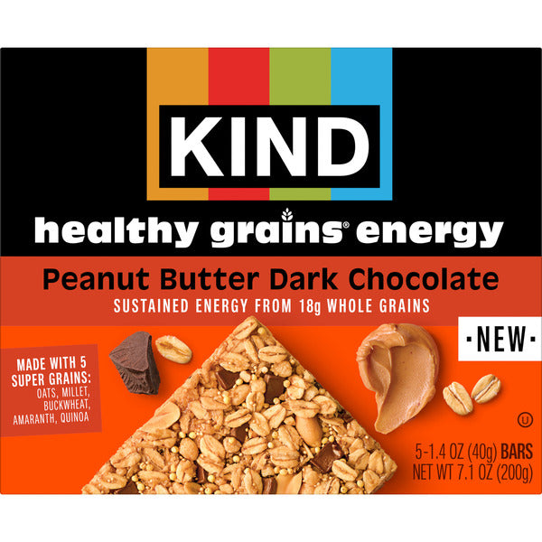Barres énergétiques KIND au beurre de cacahuète et chocolat noir