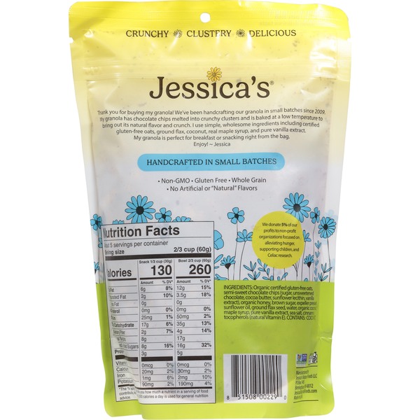 Granola de Chispas de Chocolate de Jessica’s Natural Foods