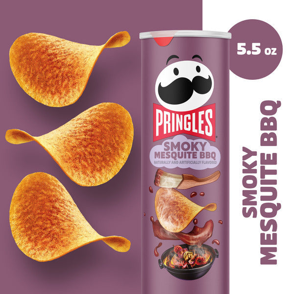 Pringles Smoky Mesquite BBQ Potato Crisps - 5.5 oz