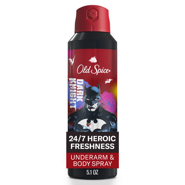 Old Spice Body Spray Deodorant - 24/7 Freshness, Batman