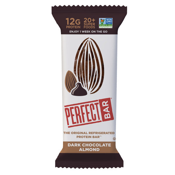 Barra de Proteína Perfect Bar de Chocolate Oscuro y Almendra - Sin Gluten 2 oz