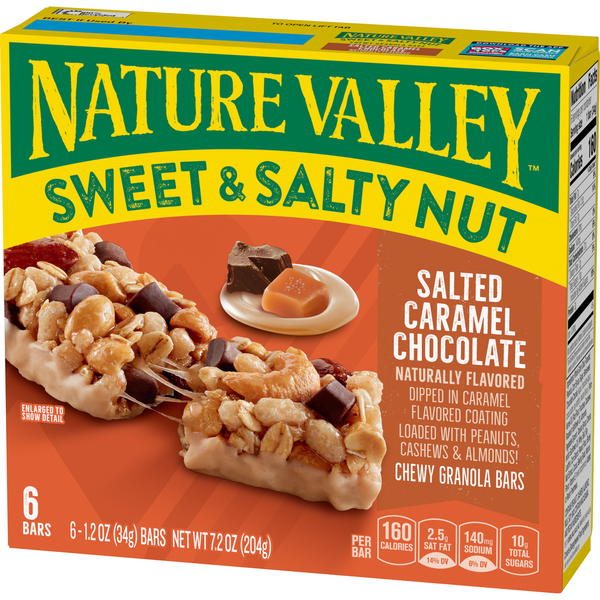 Barras de Granola con Chocolate y Caramelo Salado Nature Valley