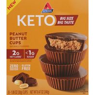 Atkins Peanut Butter Cups - Big Size, Keto-Friendly Treats