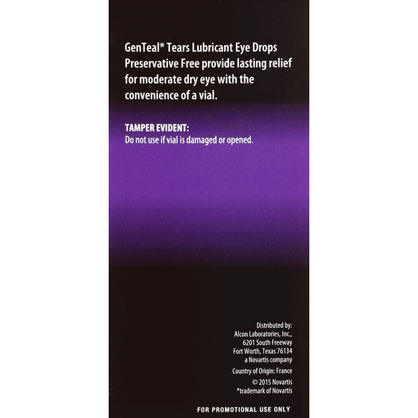 GENTEAL Tears Gouttes oculaires - Gouttes lubrifiantes premium