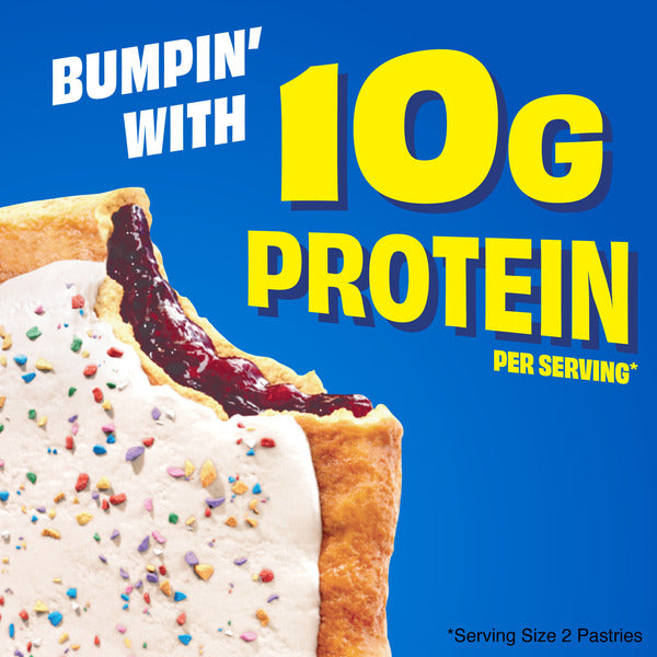 Pop-Tarts Protein Bumpin' Blueberry Toaster Pastries - 8 Count