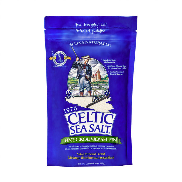 Celtic Sea Salt Fine Ground - Unrefined & Mineral-Rich