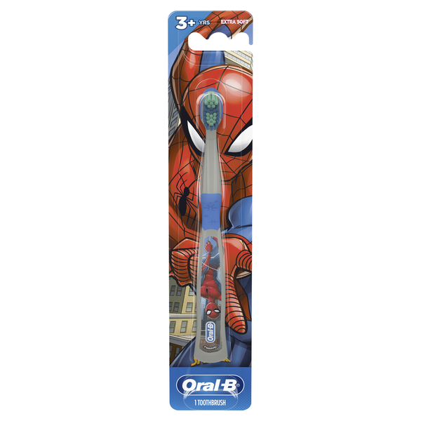 Cepillo de dientes manual Oral-B con Spiderman de Marvel para niños