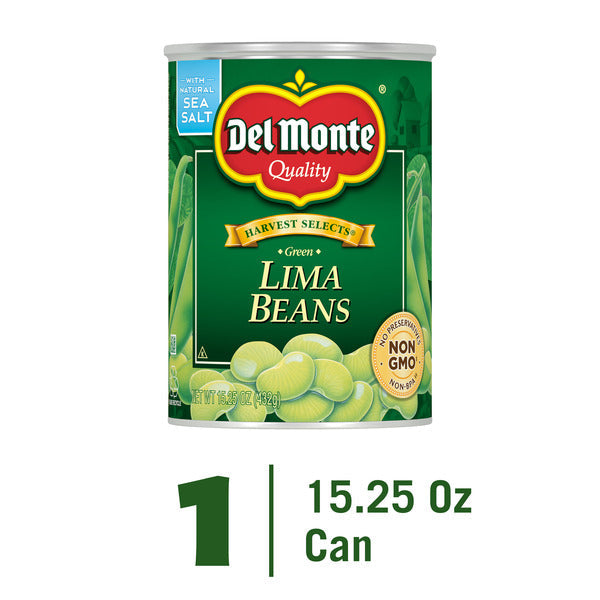 Haricots Lima Verts Del Monte - Qualité Premium