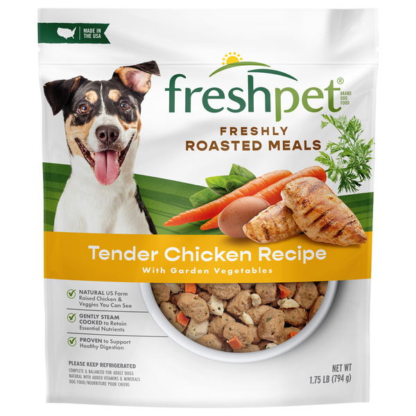 Recette de nourriture pour chien au poulet tendre Freshpet