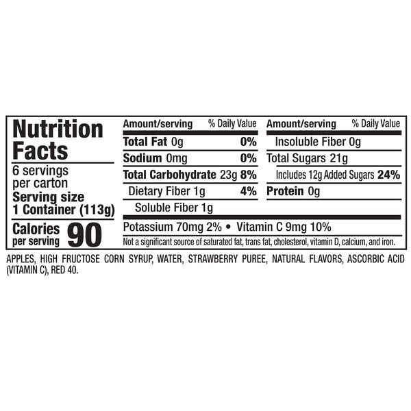 Mott's Puré de Manzana con Fresa