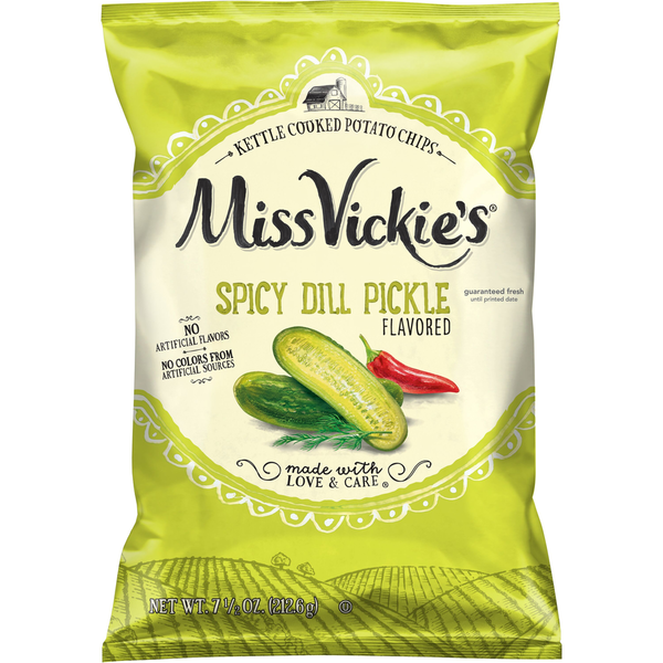 Miss Vickie's Spicy Dill Pickle Kettle Cooked Potato Chips