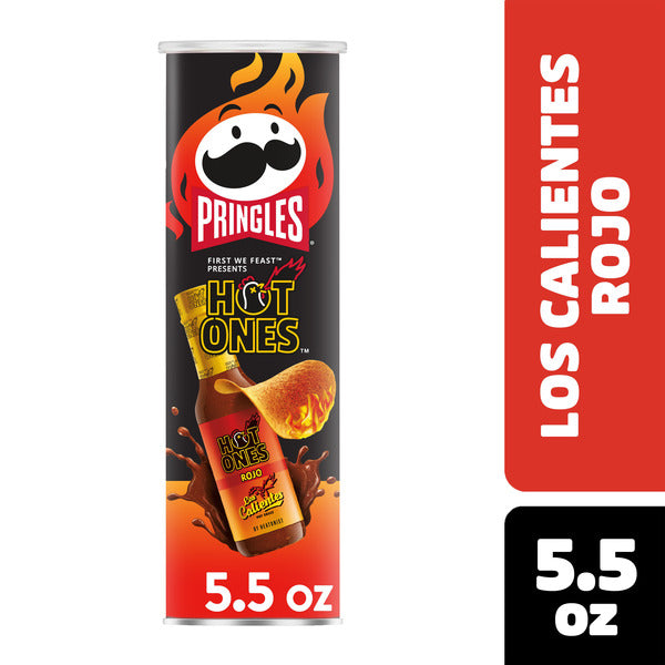 Pringles Rojo Potato Crisps - 5.5 oz Snack Delight