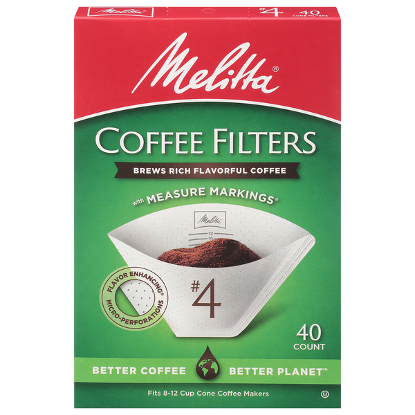 Filtros de café Melitta, No. 4 - Calidad Premium para Preparaciones Perfectas
