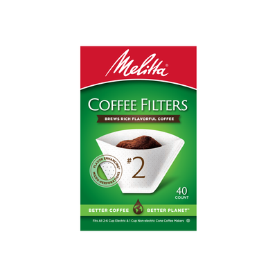 Papel Filtro en Cono Melitta #2 - Blanco