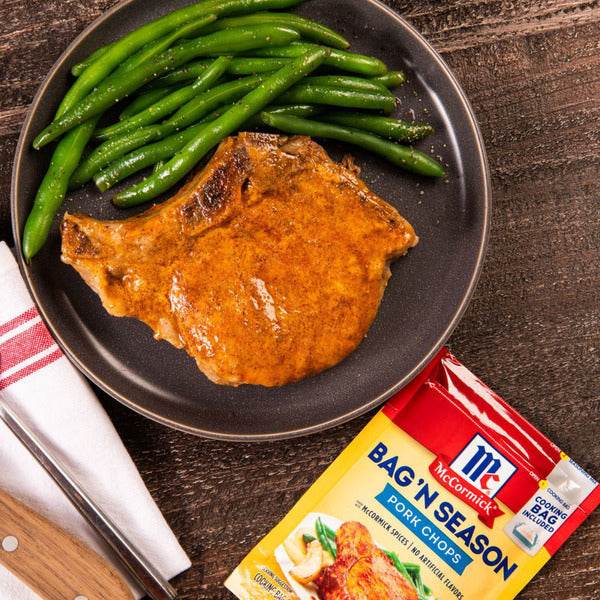 Mezcla de Cocción y Sazonado para Chuletas de Cerdo McCormick® Bag 'n Season®