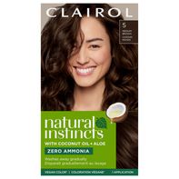 Clairol 5 Marrón Medio Color de Cabello Vegano Sin Amoníaco