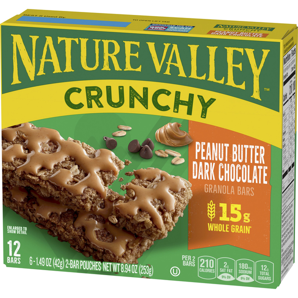 Barres de granola Nature Valley au beurre de cacahuète et chocolat noir