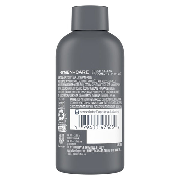 Dove Men+Care 2 In 1 Shampoo and Conditioner - Fresh and Clean